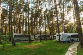 Urlaub im Wohnwagen mitten im Wald, Lütow